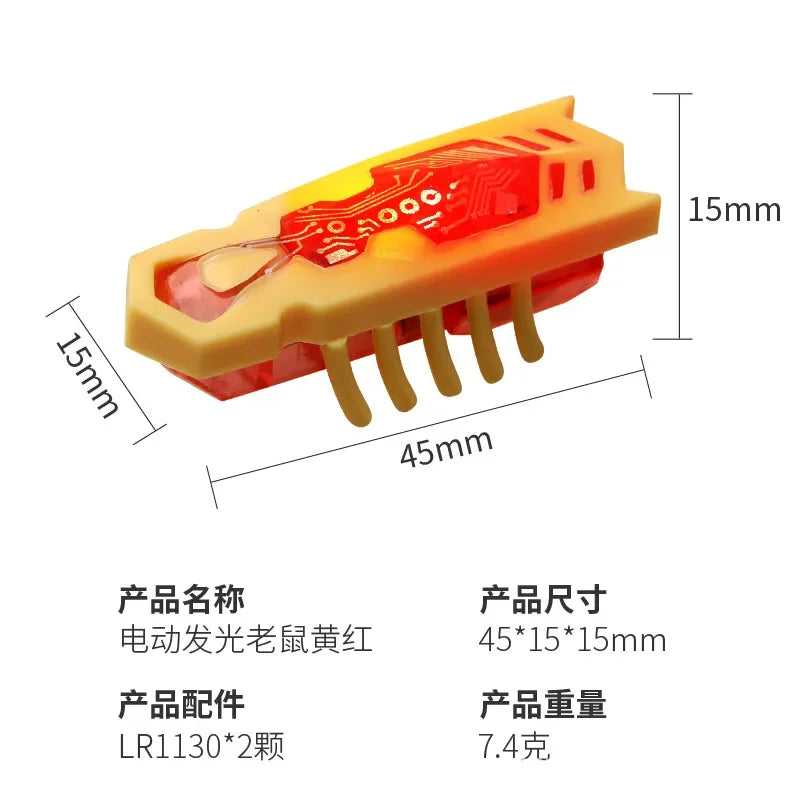 Pet Interactive Mini Electric Bug Cat Toy Kitten Escape Obstacle Automatic Flip Toy Battery Operated Vibration Beetle Supplies Econic Blanks